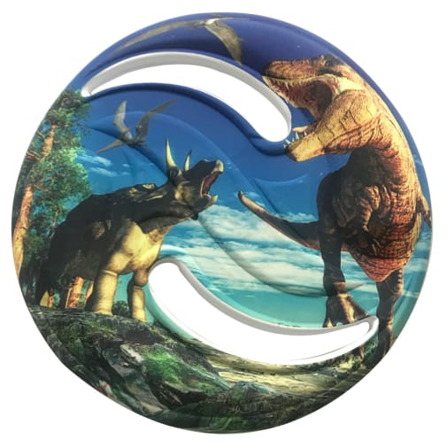 Dino Indoor/Outdoor Foam Flying Saucers (2 Pack)
