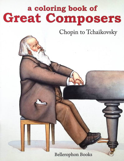 Chopin to Tchaikovsky Composers Coloring Book