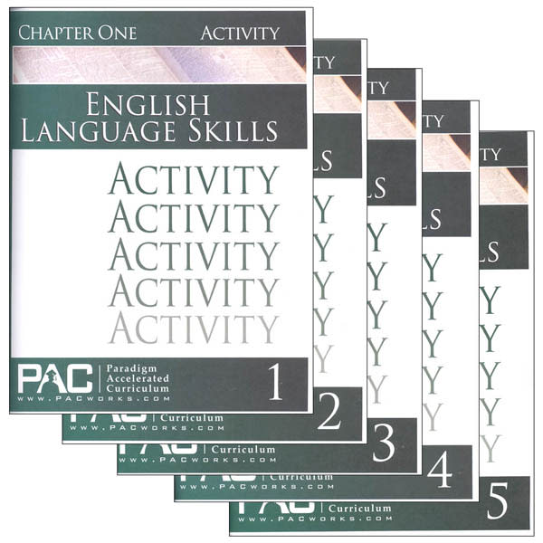 English I: Language Skills Activities Package (Chapters 1-5)