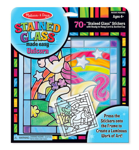 Melissa & Doug Stained Glass Made Easy - Unicorn