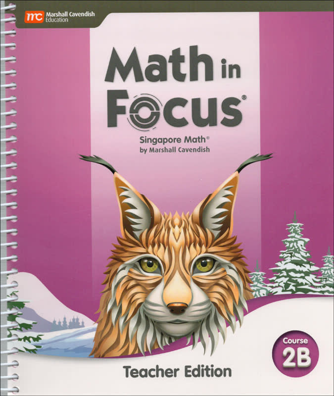Math in Focus 2020 Teacher Edition Course 2B