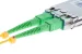 SC/APC to SC/APC Singlemode Duplex OS2 Fiber Patch Cable, 3M