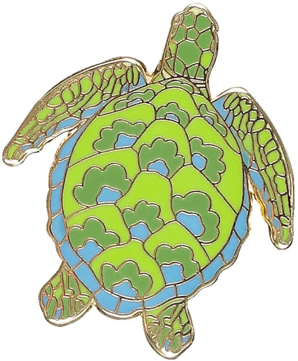 Sea Turtle Enamel Pin