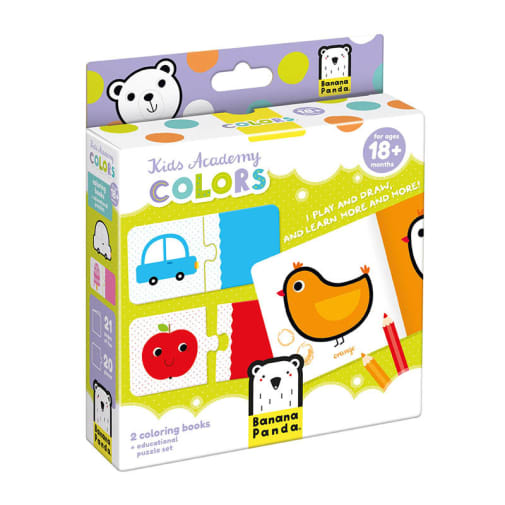 Kids Academy: Colors (coloring books and puzzles)