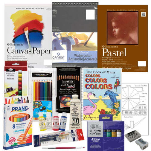 Book of Many Colors Deluxe Package with Art Materials