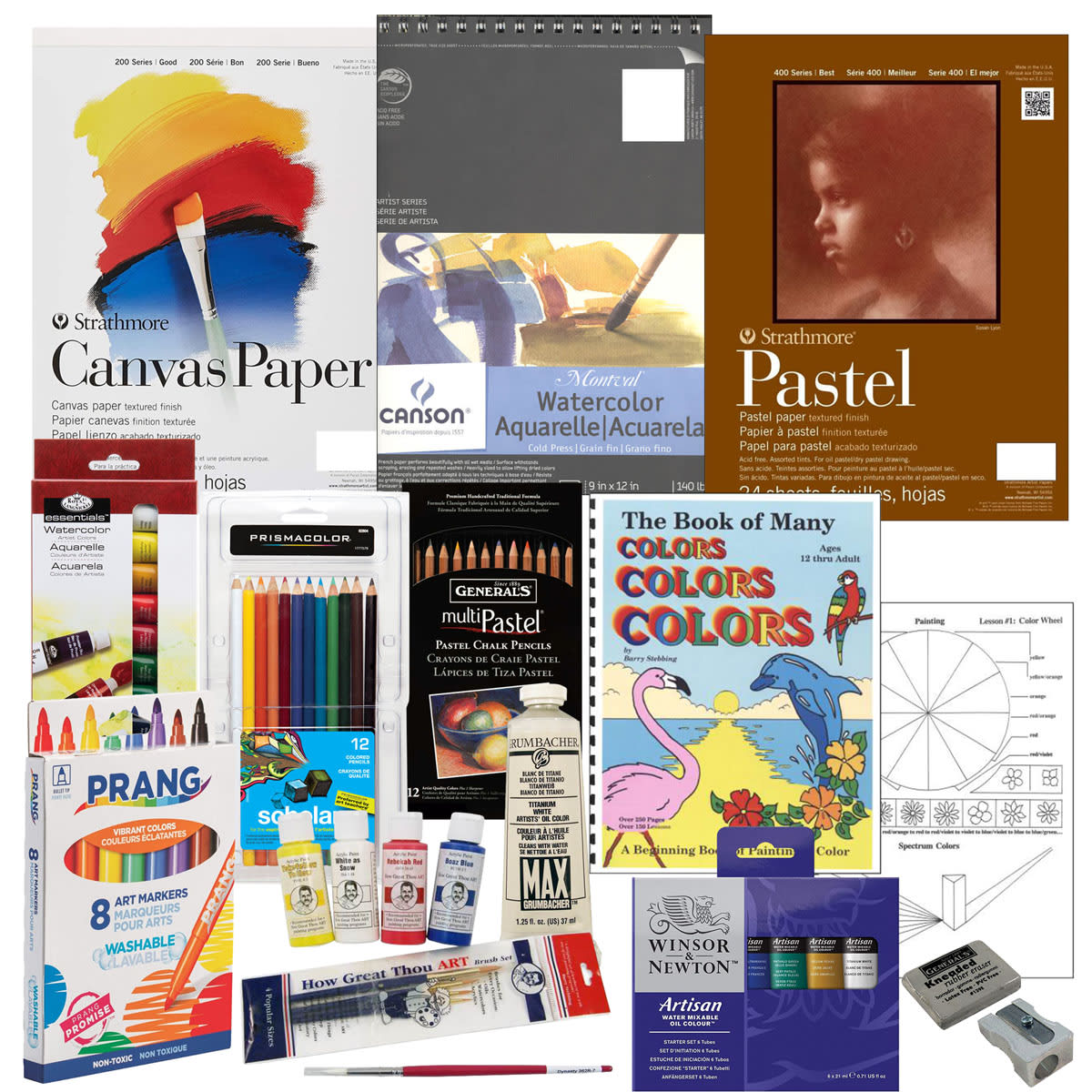 Book of Many Colors Deluxe Package with Art Materials