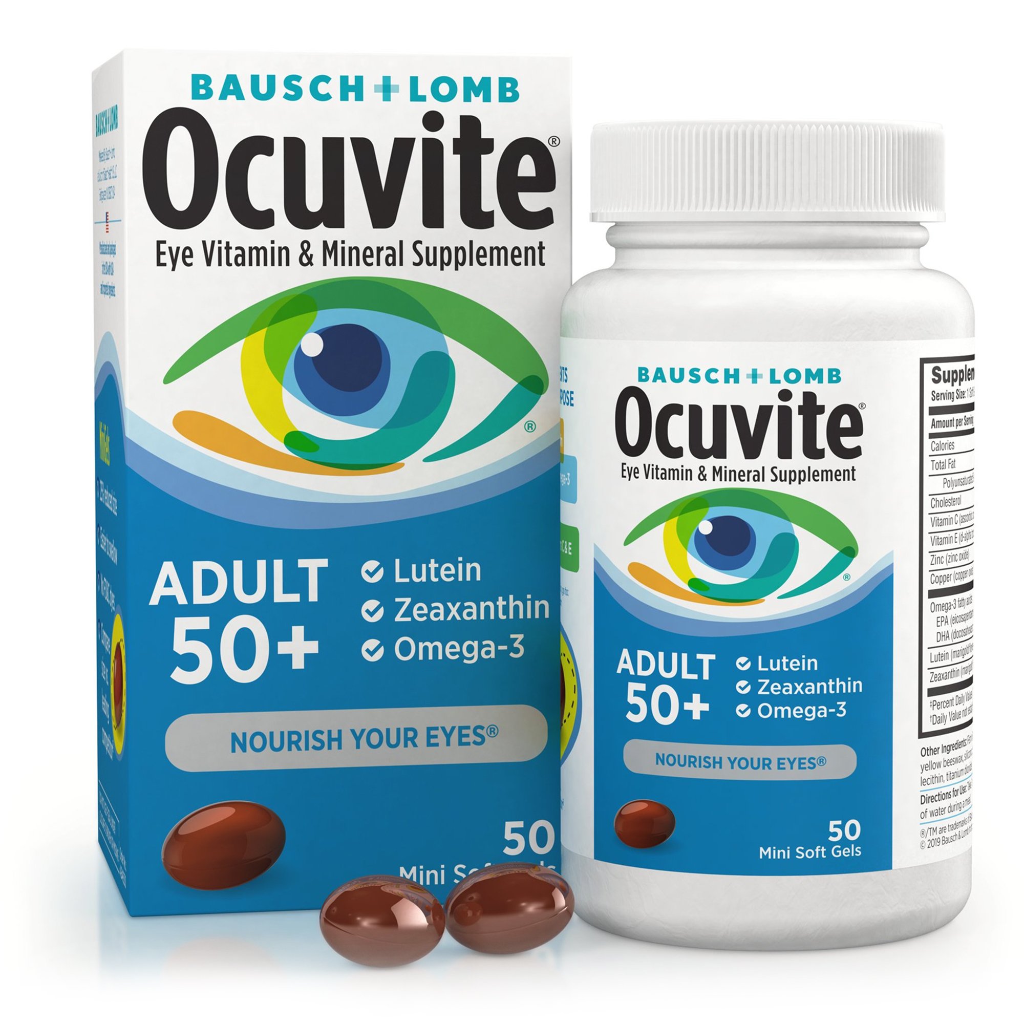 Ocuvite Adult 50+ Multivitamin Supplement MK 902215