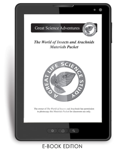 World of Insects and Arachnids Materials Packet e-book
