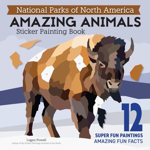 National Parks of North America: Amazing Animals Sticker Painting
