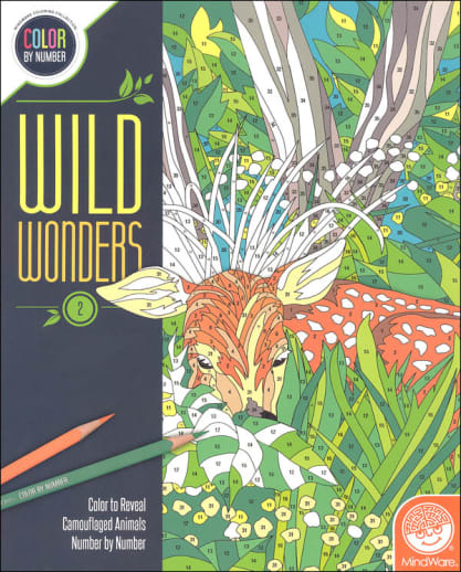 Color By Number: Wild Wonders Book 2