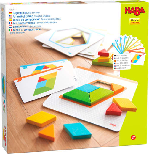Colorful Shapes Arranging Game (Pattern Block)