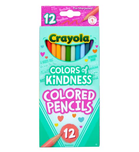 Crayola Colors of Kindness Colored Pencils 12 count Box
