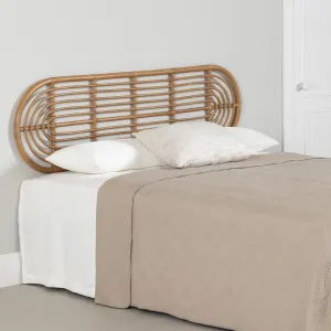 Rattan Wall-Mounted Headboard Retro