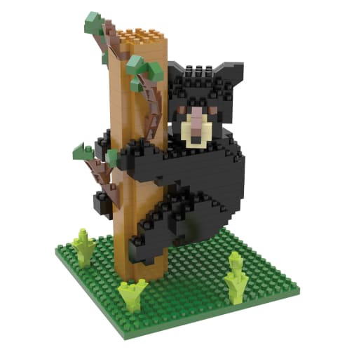 Mini Building Blocks: Black Bear (358 pieces)