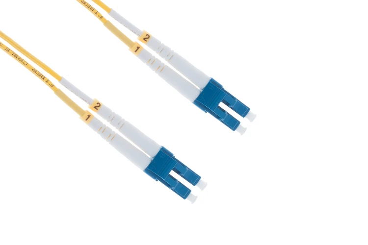 25 Meters LC-LC OS2 Fiber Patch Cable, 9/125 Singlemode Duplex