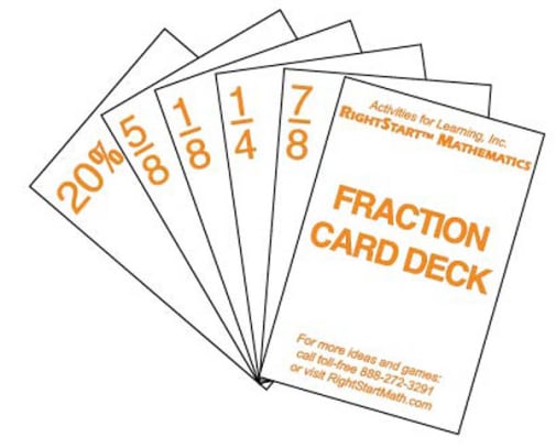 Fraction Card Deck