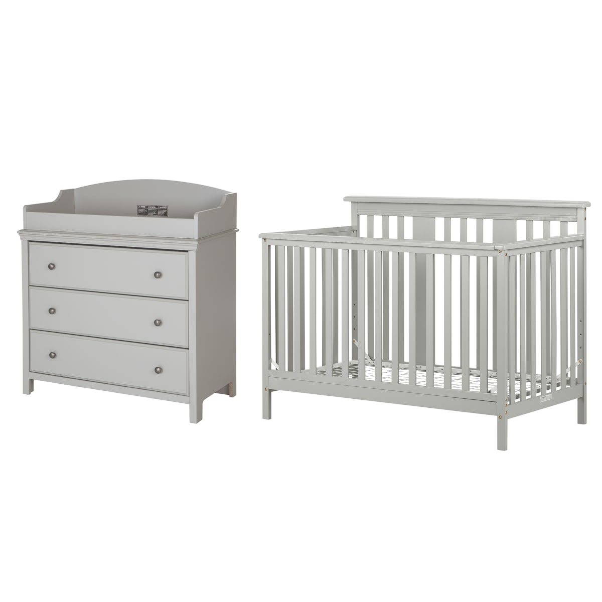 changing table and cot set