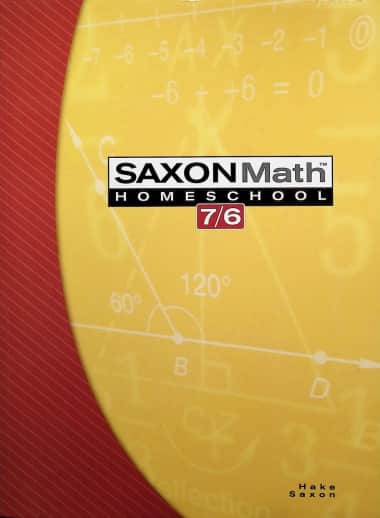 Saxon Math 7/6  Homeschool Student Edition (4th Edition)