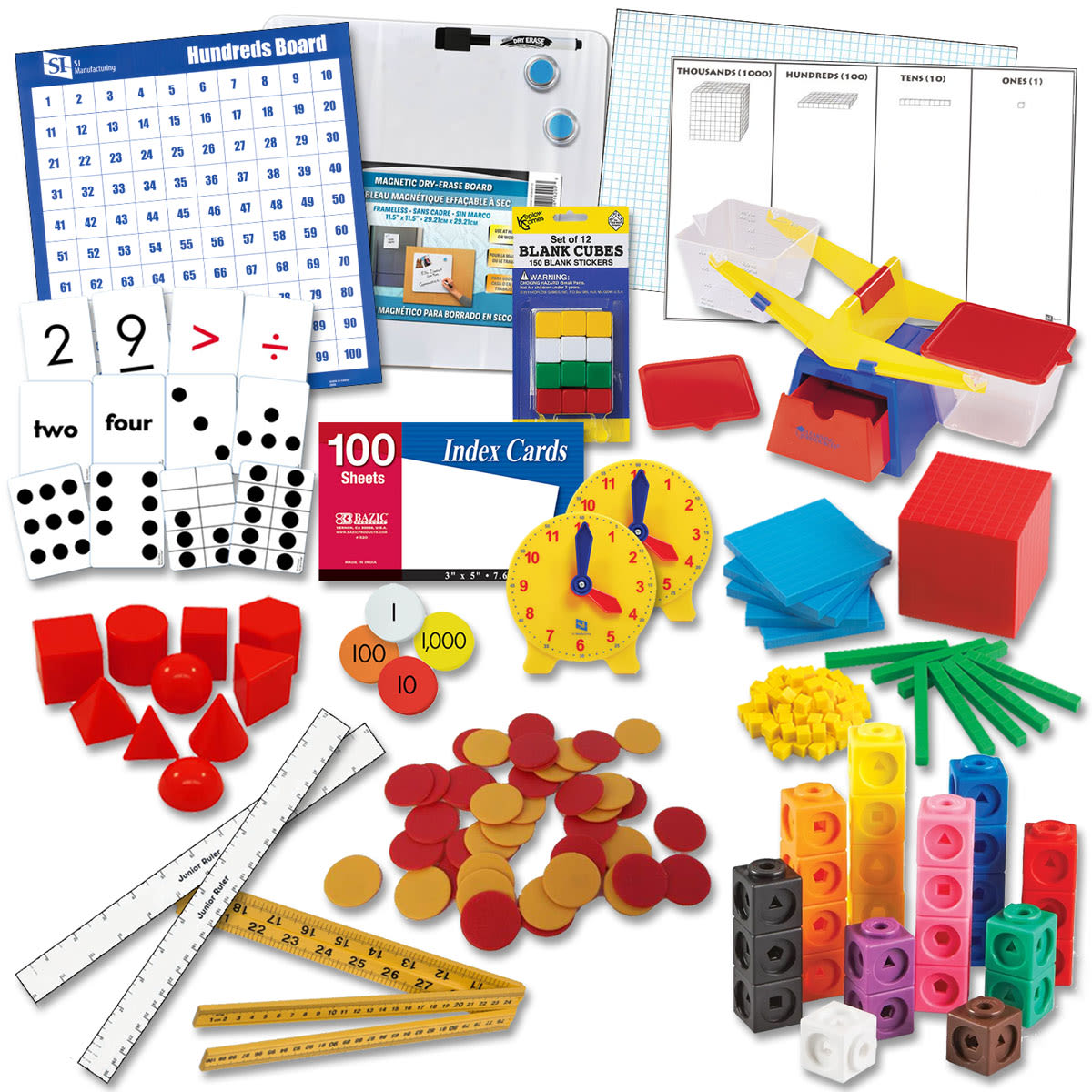 Primary Math SE Level 2 Manipulatives Package