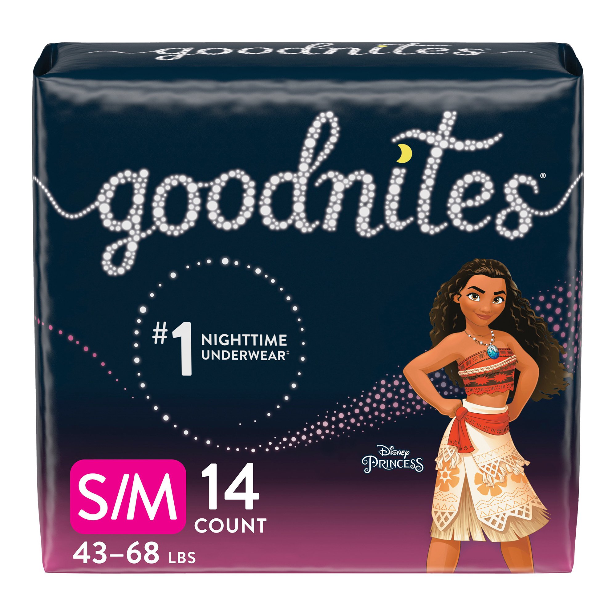 Goodnites Heavy Absorbency Nighttime Underwear, S/M for Girls 43  68 lbs. MK 883230