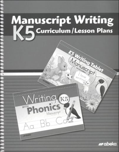 Abeka K5 Manuscript Writing Curriculum Lesson Plans