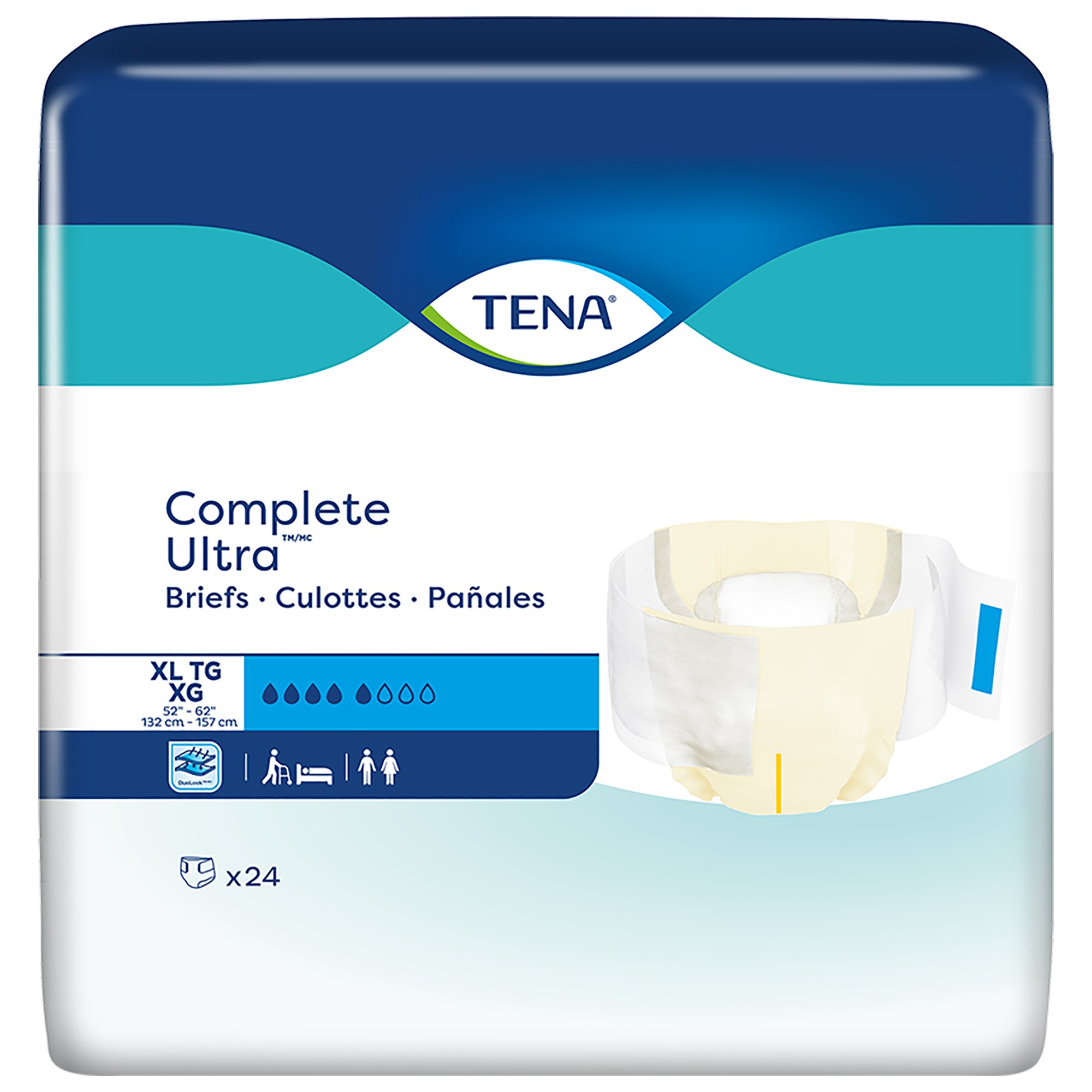 Tena Complete Ultra Incontinence Brief, Extra Large MK 1160262