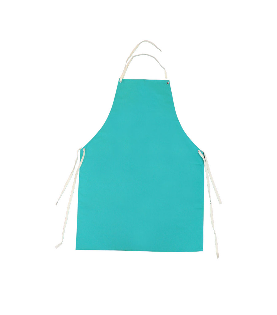 36" Bib Aprons: 29" W x 36" H, 9 oz. Green FR Cotton, , large image number 0