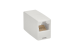 RJ45 Modular Inline Coupler Straight – 8P8C Ethernet Cable Joiner, White