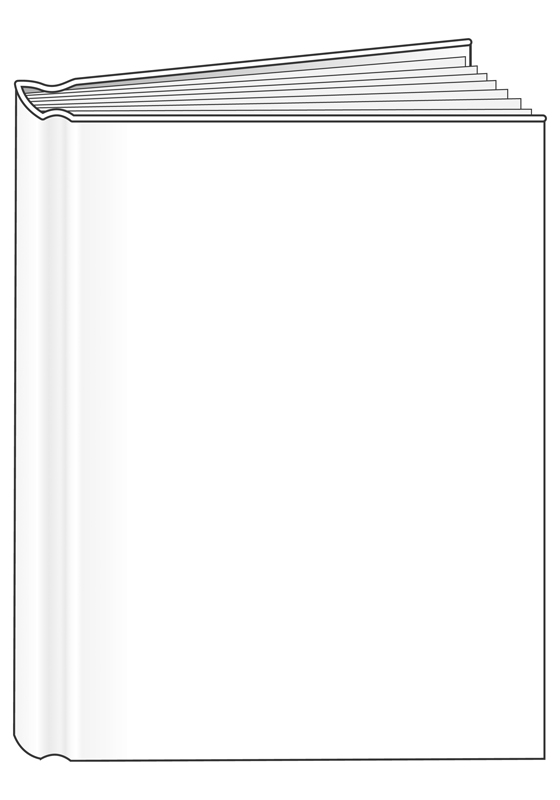 Portrait Blank Cover Bare Book