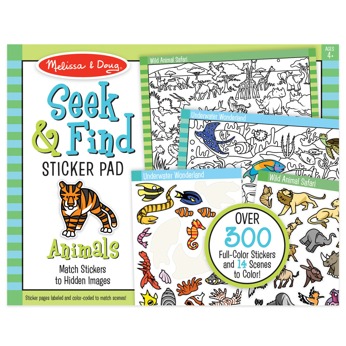 Melissa & Doug Seek & Find Sticker Pad - Animals