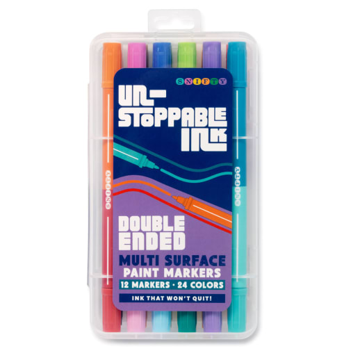 Unstoppable Bright Ink Dual Tip Paint Markers (set of 12)