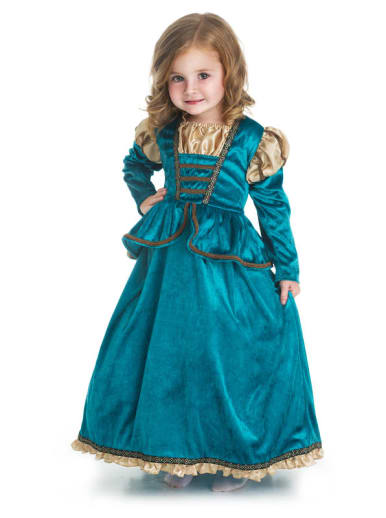 Little Adventures Scottish Princess Dress, Size L (Ages 5-7)
