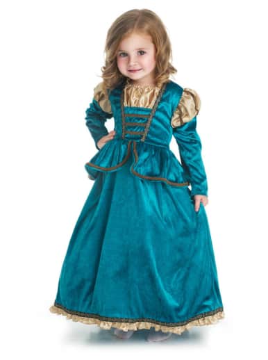Little Adventures Scottish Princess Dress, Size L (Ages 5-7)