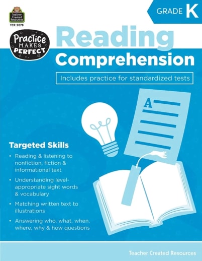 Reading Comprehension Grade K (Practice Makes Perfect Series) 2nd Edition