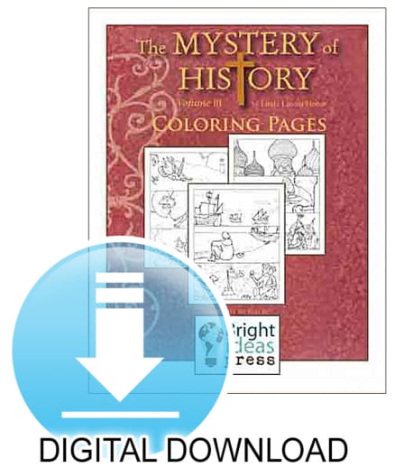 The Mystery of History Volume 3 Coloring Pages Digital Download