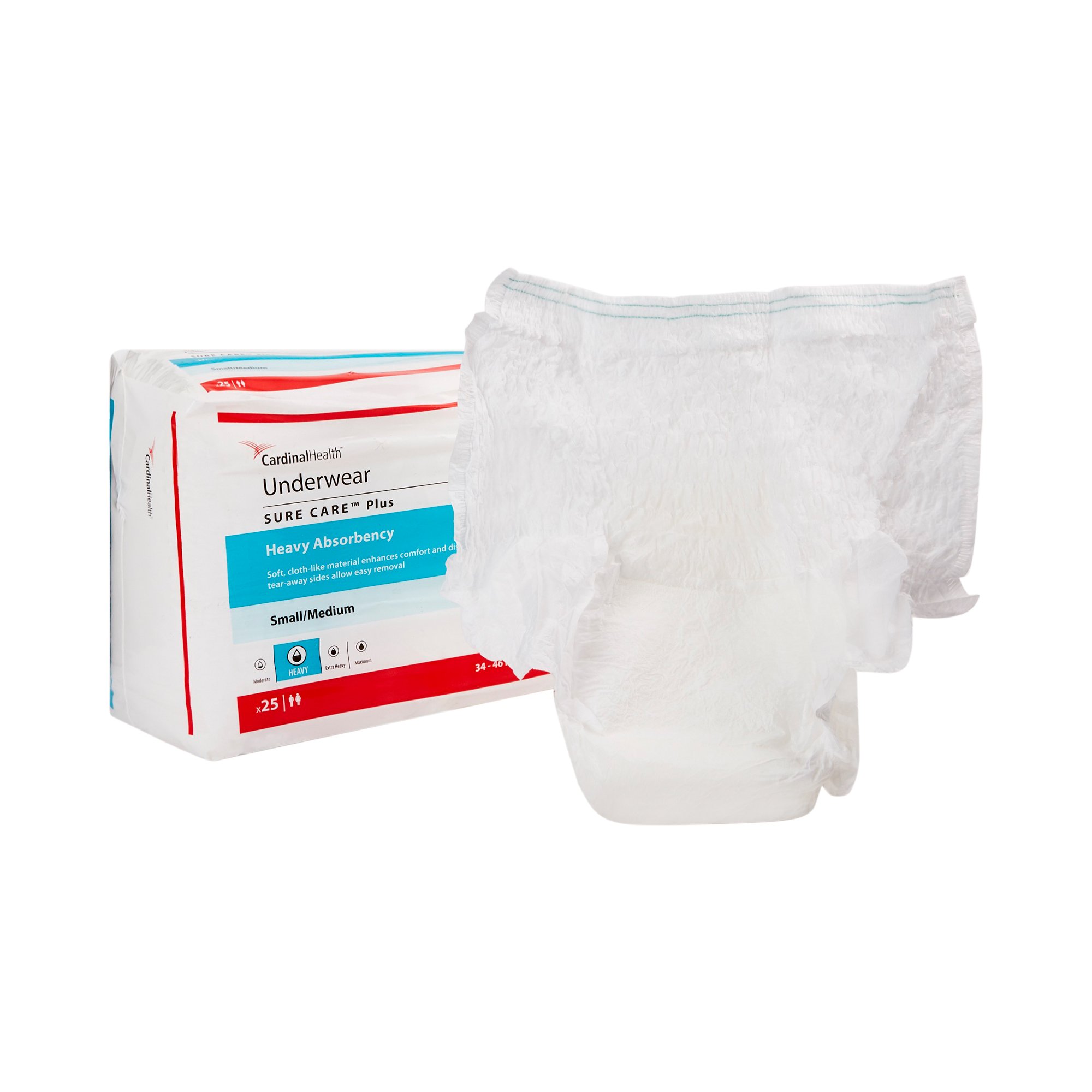 Sure Care Plus Heavy Absorbent Underwear, Medium MK 829959