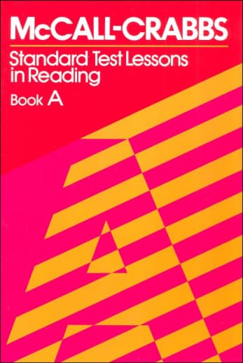 McCall-Crabbs Standard Test Lessons Reading Book A