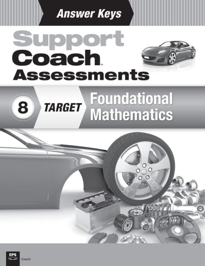 Support Coach Foundational Math Answer Key - Grade 8