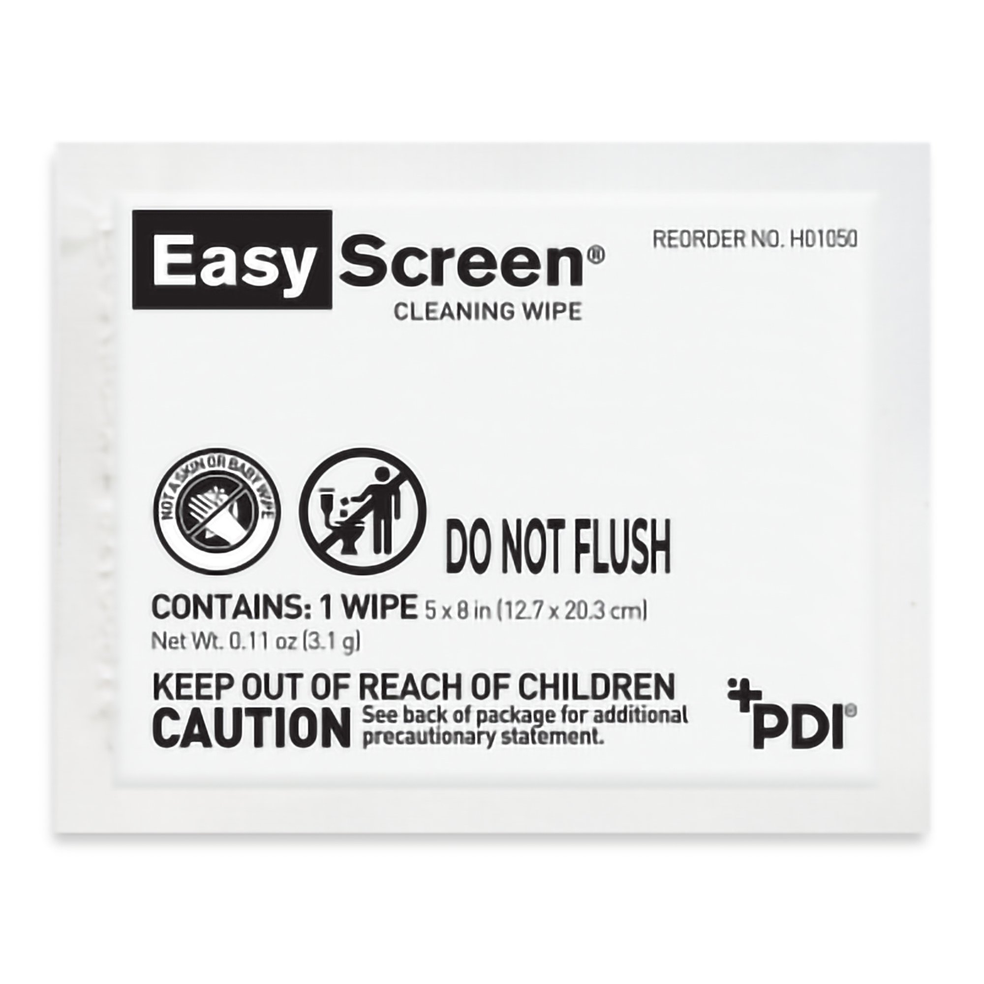 PDI Easy Screen Cleaning Wipe, Individual Packet MK 1239404