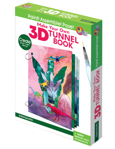 Make Your Own 3D Tunnel Book: Dinosaurs