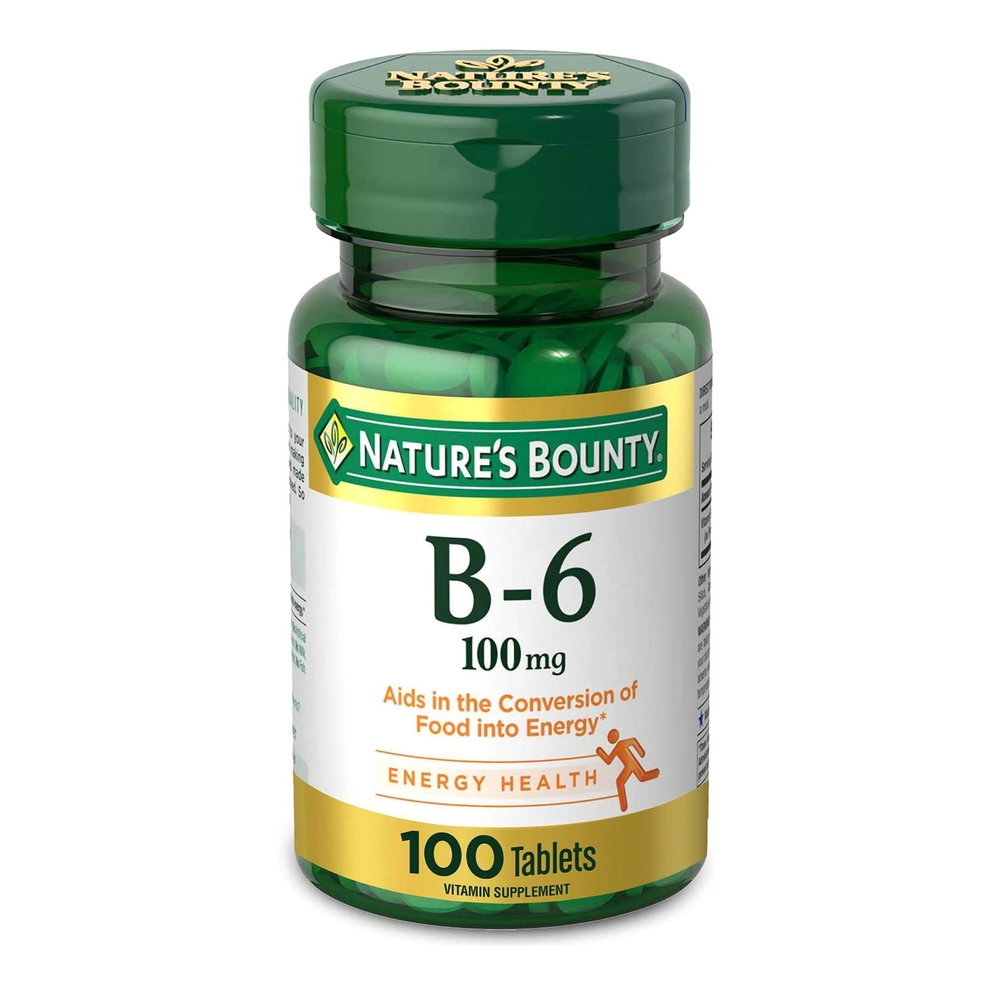 Nature's Bounty Vitamin B-6 100 mg Tablets MK 1231651