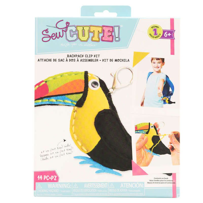 Sew Cute Felt Keychain Kit Toucan