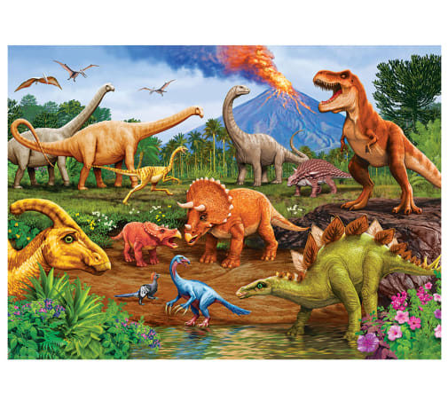Cobble Hill Triceritops & Friends Tray Puzzle (35 piece)