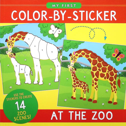My First Color By Sticker: At the Zoo
