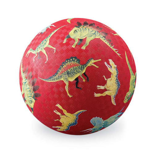 Crocodile Creek Dinosaurs Red Playground Ball - 7 inch