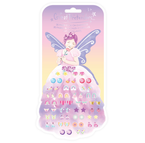 Butterfly Fairy Triana Sticker Earrings, 30 pairs