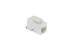 Cat6 110 Tool Less Type RJ45 Keystone Jack, White