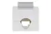 Cat6 RJ45 110 Type Keystone Jack, White