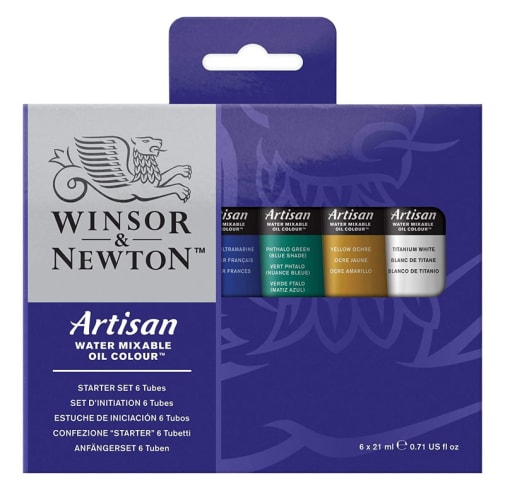 Artisan Water Mixable Oil Colour Starter Set