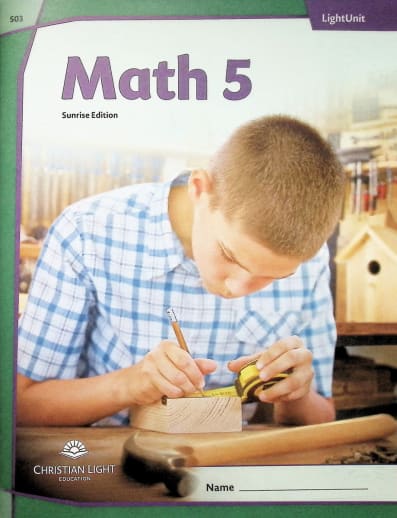 Mathematics LightUnit 503 Sunrise Edition